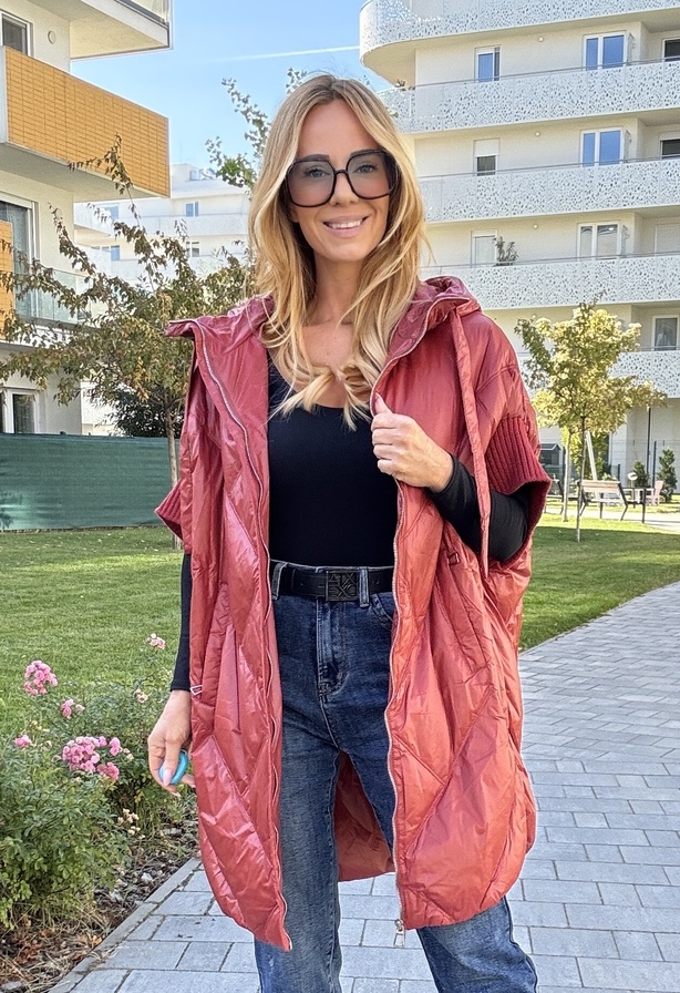 Biggy mellény rozsda – Innova Fashion